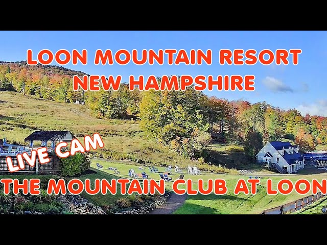 Loon Mountain, New Hampshire - The Mountain Club at Loon - Live Cam Looking North