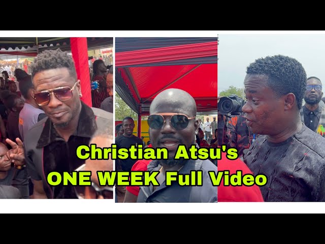 BREAKING: Ayisha Modi,Asamoah Gyan,Sulley Muntari at Christian Atsu's One Week Celebration