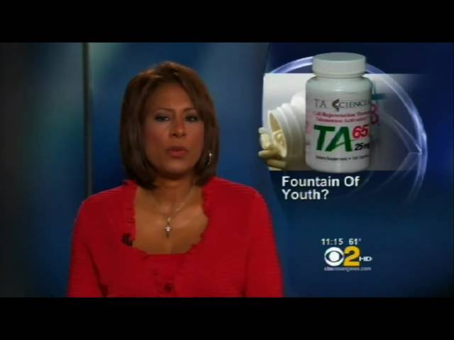 CBS News on Telomeres with Dr Ed Park: "The Fountain of Youth in a Tiny Capsule?" - TA 65