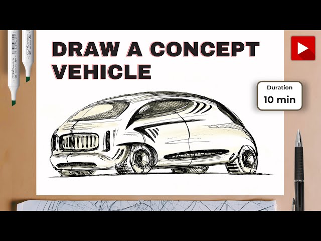 Master Car Sketching With This Simple Technique!