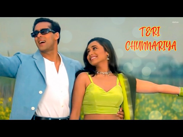 Teri Chunnariya Dil Le Gayi - Lyrical | Salman Khan, Rani | Kumar, Alka| Sarki Jo Sar Se Dhire Dhire