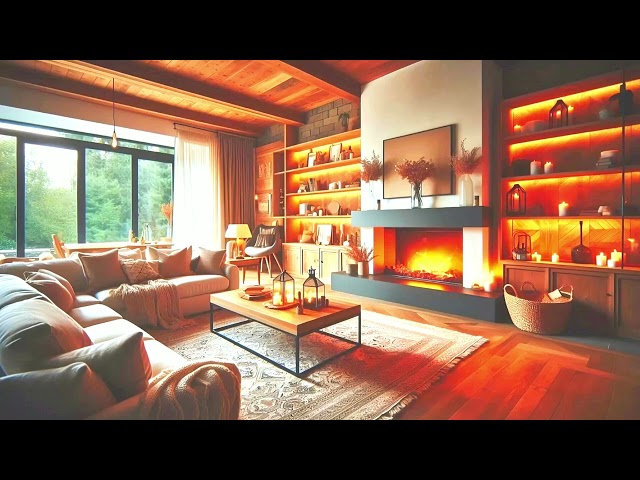 Cozy Living Room - Music for Relaxing, Studying or Working