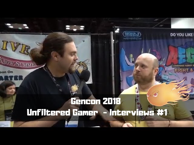 Gencon 2018 - Board Game Interviews (Stellar Leap, Bee Lives, Executive Order, Dobbers)