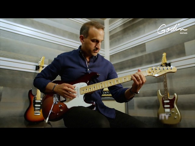 Demoing the versatility of the Godin Session