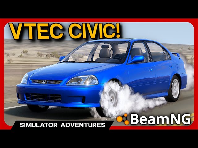 1998 Honda Civic Mod with REALISTIC VTEC! - BeamNG Mods