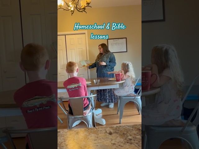 Homeschool & Bible lessons. #homeschool #homemaking #homestead #simpleliving #farmhouse #land