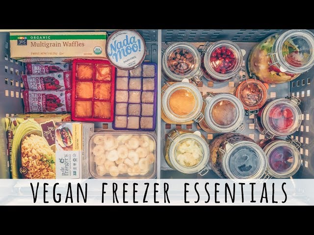 WHAT’S IN MY VEGAN FREEZER | vegan freezer meals + essentials