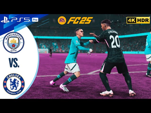 Manchester City vs Chelsea FC | Premier League 24/25 Full Match | FC 25 | PS5 Pro [4K60]