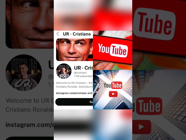 Cristiano earthquake hits YouTube 🔥 #shorts