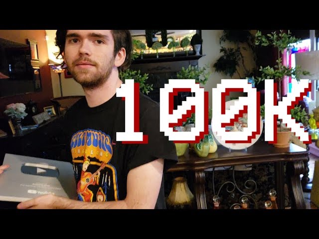 Unboxing My 100K Play Button (thx youtube)