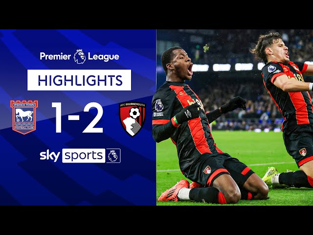 Cherries complete DRAMATIC late turnaround! 🤯 | Ipswich 1-2 Bournemouth | EPL Highlights