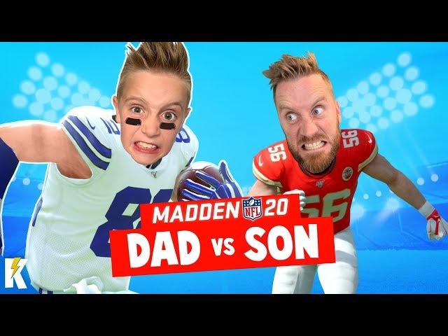 DAD vs SON in MADDEN NFL 20 (Closest Game EVER!) K-City GAMING