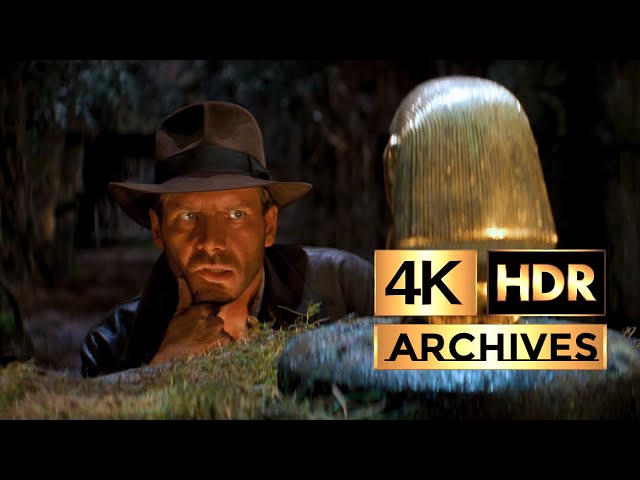 Indiana Jones [ 4K - HDR ] and The Raiders of the Lost Ark - The Golden Idol - Opening (1981)