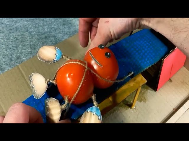 DIY Tomato Buddy vs Saw | Kick The Buddy. My ideas