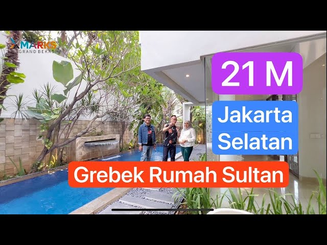 Grebek Rumah Sultan Punya Kolam Renang Ala Resort di Cilandak Jakarta  Selatan