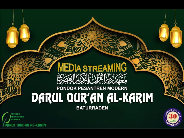 Tasmi'ul Qur'an juz 15 - 30 Pengasuh PPM Darul Qur'an Al-Karim Baturraden