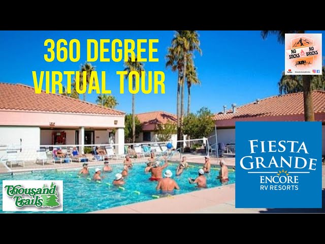 RV Park 360° Virtual Tour - Fiesta Grande Encore Park, AZ - Fulltime RV Living