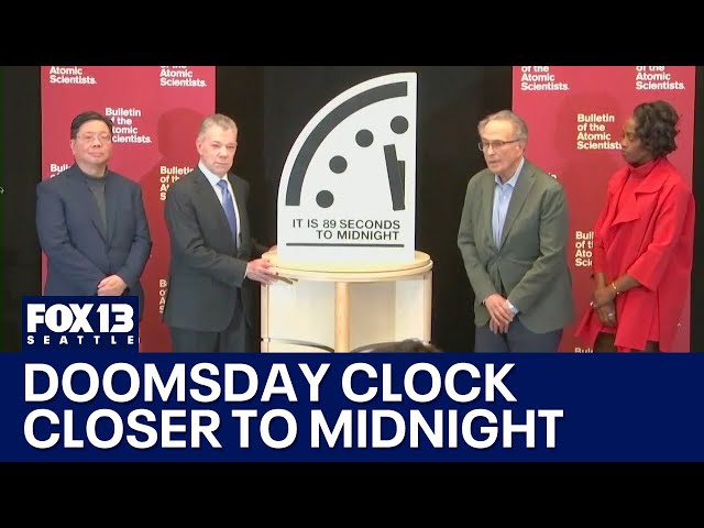 Scientists set Doomsday Clock closer to midnight | FOX 13 Seattle