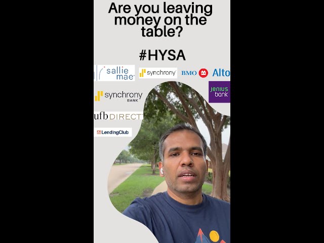 Discover the Best HYSAs! Part 2 #personalfinance #hysa