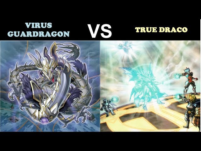 YuGiOh Duel - Virus Guardragon vs True Draco