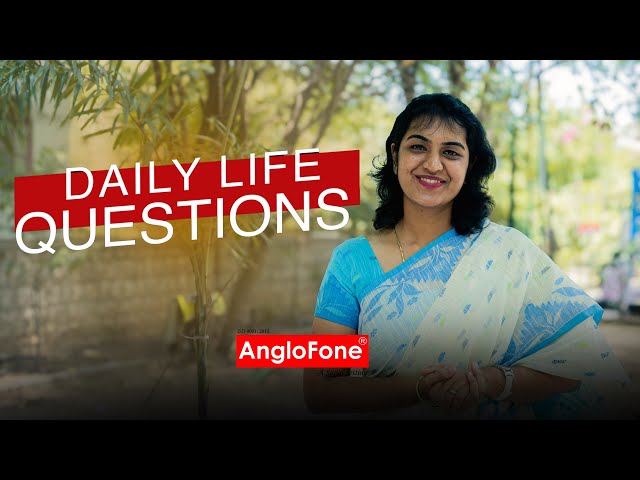 Daily life ENGLISH questions |📱+91 9940773658 | Spoken English in Tamil