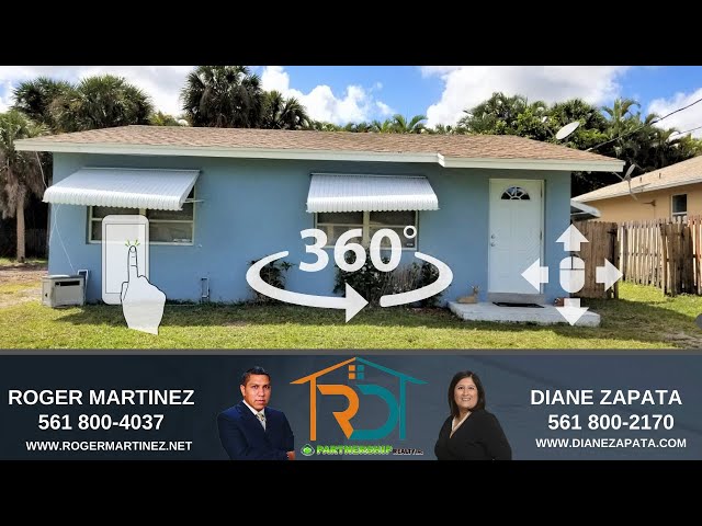 House For Sale  West Palm Beach Florida  (360° Virtual Tour ) VR Virtual Reality Tour