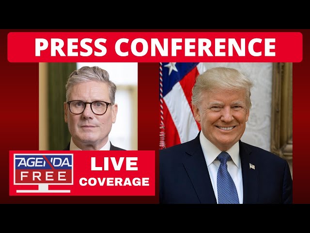 Trump Press Conference with UK Prime Minister Starmer - LIVE Breaking News Coverage