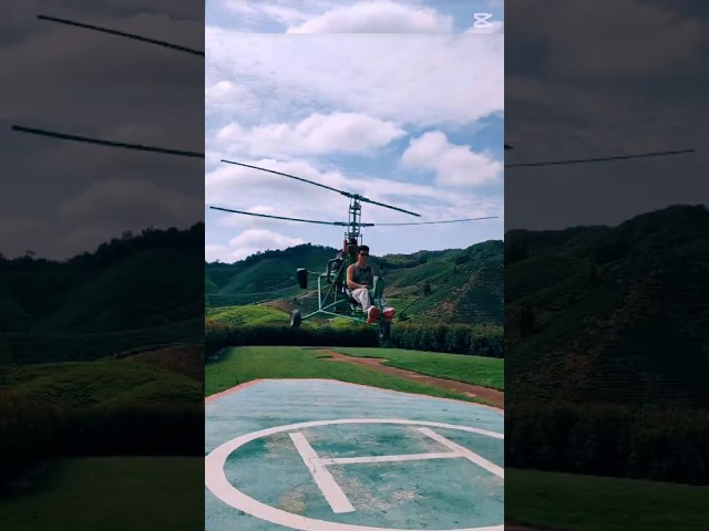 🌿This Man Built a Helicopter at Home After 6 Years! 🚁