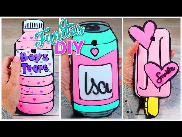 PHONE CASES DIY - EASY CRAFTS FOR CHILDREN