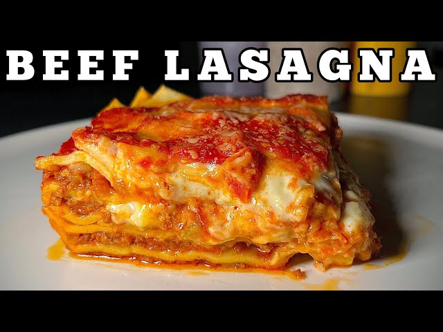 World’s Best Italian Beef Lasagna! #food #italiancuisine #lasagna