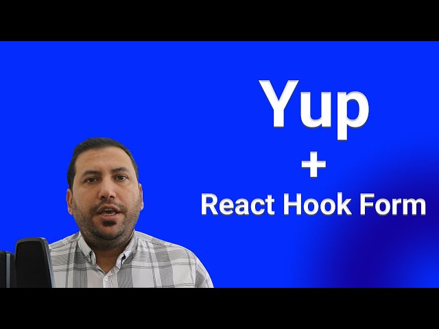 How to add Yup to React Hook Form