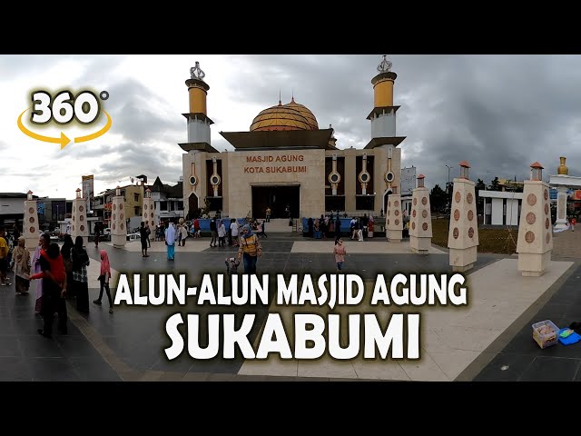 360° || WALKING TOUR SUKABUMI CITY INDONESIA || ALUN-ALUN KOTA SUKABUMI