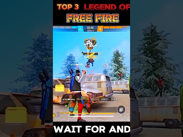 Gaming community top 3 old legend in free fire 😔😔#freefire #freefirefacts #youtubeshorts #shorts