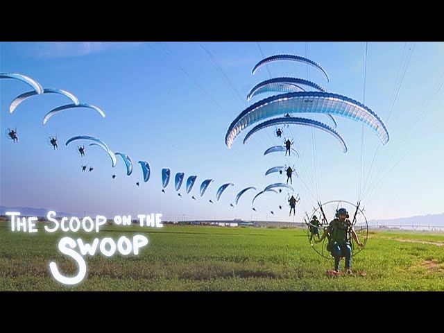 How to land a Paramotor: SWOOP LANDING