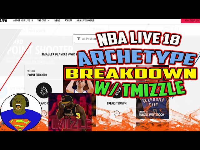 NBA LIVE 18 ARCHETYPES / PLAYSTYLES BREAKDOWN / EXPLANATION - ROCKING WITH TMIZZLE