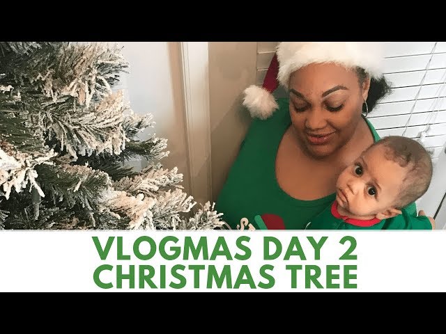 VLOGMAS DAY 2 WE PUT UP OUR CHRISTMAS TREE