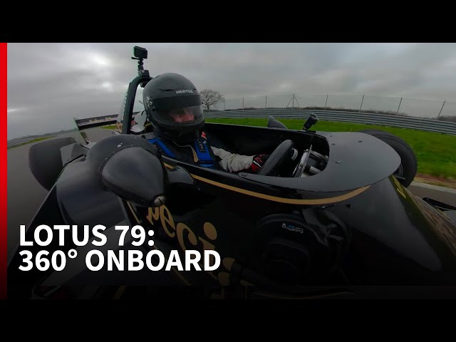 Onboard driving the Lotus 79   |   360 Cam   |   Pure Sound