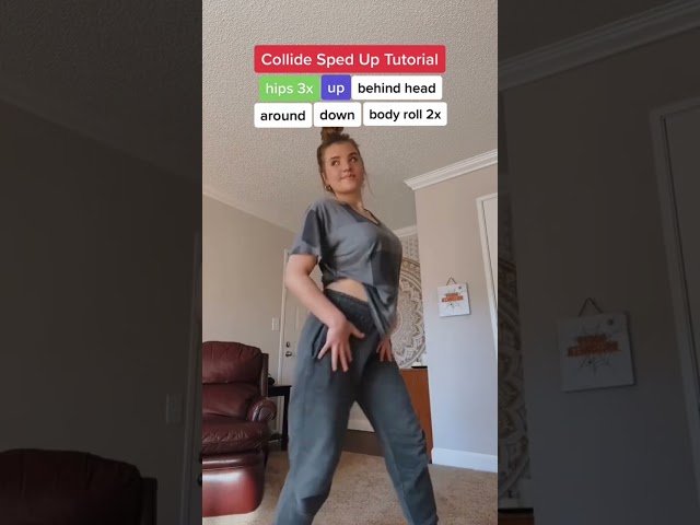 Collide Sped Up Dance Tutorial 💥 Viral TikTok Dance Nov 2022