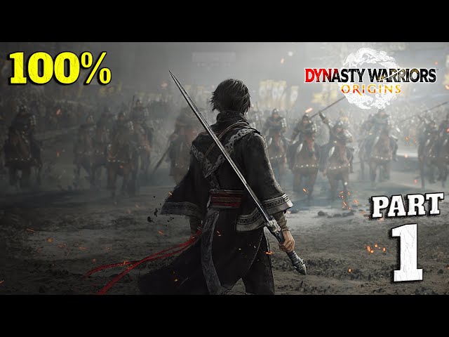 Dynasty Warriors: Origins 100% Walkthrough Full Gameplay Part 1 - All Collectibles & Achievements