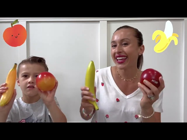 Miss Jolie Morning Show- FRUIT and FUN ! (for babies, toddlers, preschool, Kindergarten)