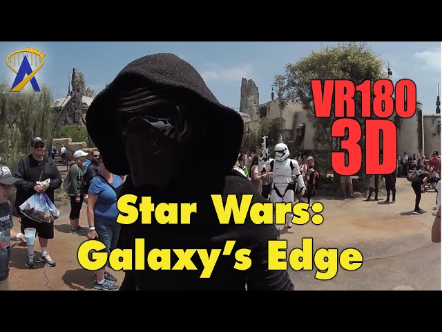 VR180 3D Star Wars: Galaxy's Edge Tour