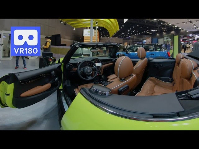 3D 180VR 4K The New Mini Cooper S Convertible 😍😍 VR Dream Car