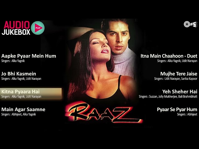 Raaz Movie All Songs || Audio Jukebox || Dino Morea | Bipasha Basu | Bollywood Movie Songs