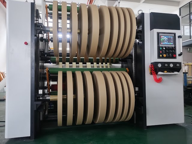 Automatic High Speed Kraft Paper Jumbo Roll Slitting and Rewinding Machine