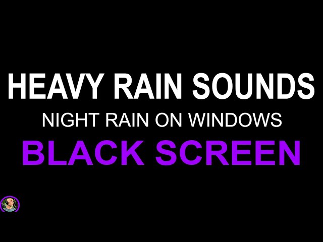 Fall Asleep with Rain Downpour On House, Rain On Windows, Rain On Window, Rain Sounds For Sleeping