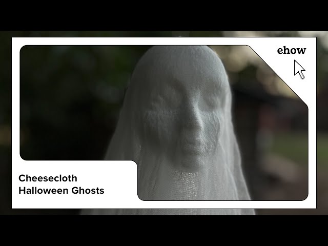 Halloween House: Cheesecloth Ghosts