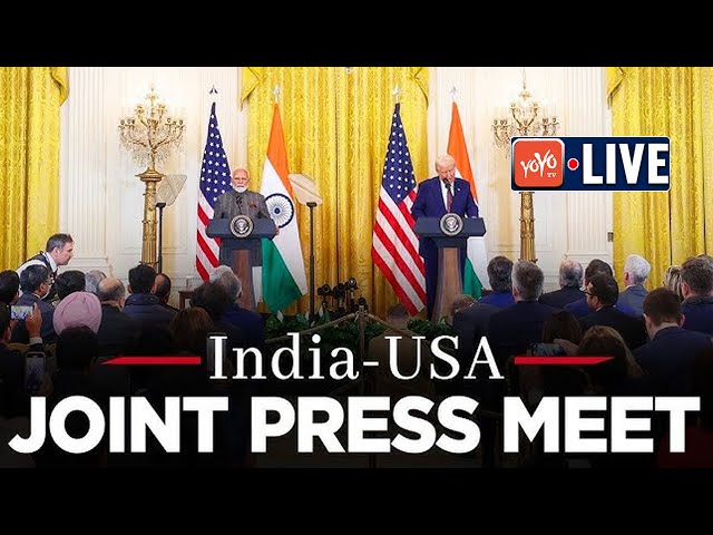 LIVE: PM Modi and US President Trump Joint press meet at White House, Washington DC | USA | YOYOTV