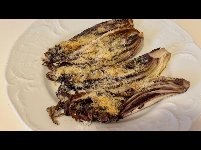 Delicious baked radicchio - easy and vegan recipe