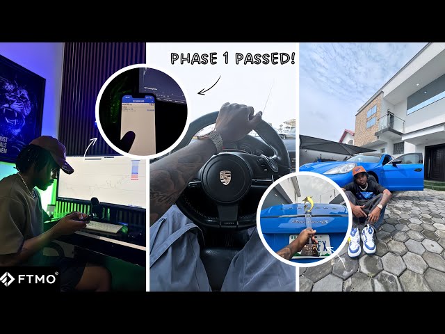 Week In The Life of a 22 Year Old Trader in Lagos | FTMO PHASE 1 PASSED