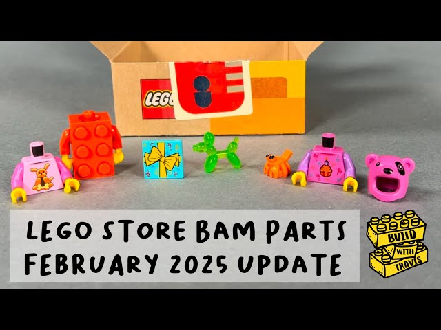 Lego Store Build A Minifigure Parts - February 2025 Edition Update